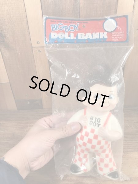 Big Boy　ヴィンテージ　貯金箱フィギュア　企業キャラクター　ソフビフィギュア　70’s