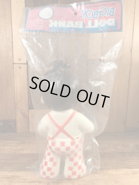 Big Boy　ヴィンテージ　貯金箱フィギュア　企業キャラクター　ソフビフィギュア　70’s