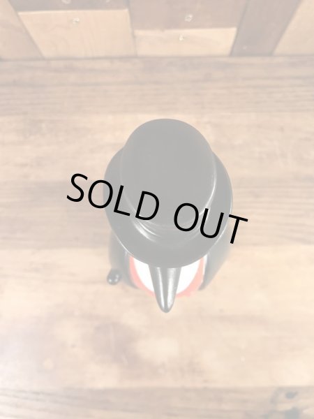 オールドクロウ　ビンテージ　ディスプレイフィギュア　アドバタイジングキャラクター　企業物　70年代