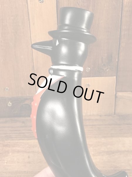 オールドクロウ　ビンテージ　ディスプレイフィギュア　企業キャラクター　アドバタイジング　70年代