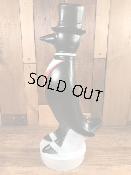 オールドクロウ　ヴィンテージ　ソフビフィギュア　企業キャラクター　アドバタイジング　70’s