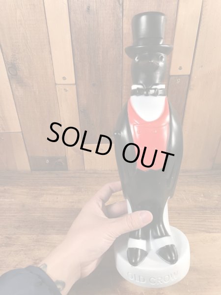 オールドクロウ　ヴィンテージ　ソフビフィギュア　企業キャラクター　アドバタイジング　70’s