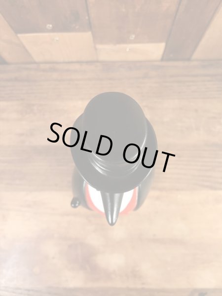 オールドクロウ　ビンテージ　ディスプレイフィギュア　企業キャラクター　アドバタイジング　70年代