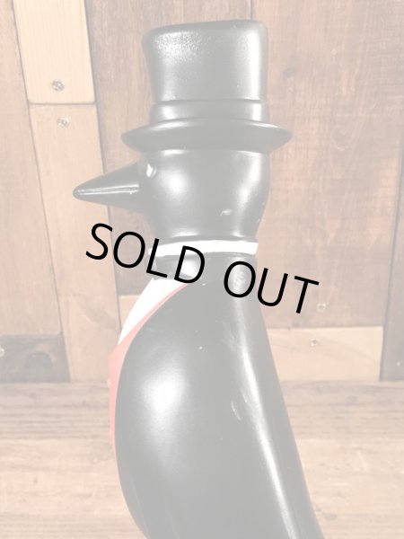 オールドクロウ　ビンテージ　ディスプレイフィギュア　アドバタイジングキャラクター　企業物　70年代