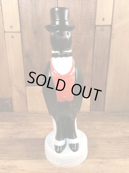 オールドクロウ　ビンテージ　ディスプレイフィギュア　アドバタイジングキャラクター　企業物　70年代