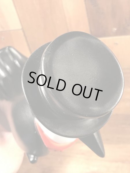 オールドクロウ　ビンテージ　ディスプレイフィギュア　アドバタイジングキャラクター　企業物　70年代