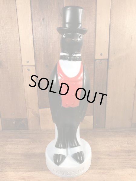 オールドクロウ　ヴィンテージ　ソフビフィギュア　企業キャラクター　アドバタイジング　70’s