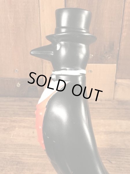 オールドクロウ　ビンテージ　ディスプレイフィギュア　アドバタイジングキャラクター　企業物　70年代