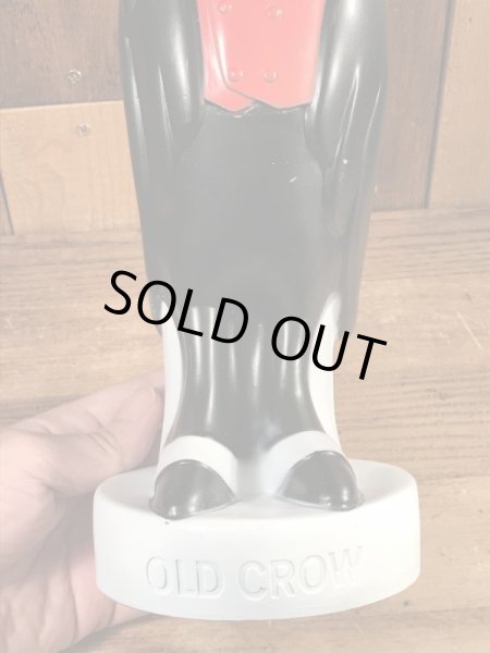 オールドクロウ　ヴィンテージ　ソフビフィギュア　企業キャラクター　アドバタイジング　70’s