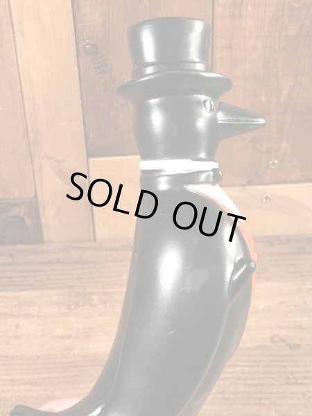 オールドクロウ　ビンテージ　ディスプレイフィギュア　アドバタイジングキャラクター　企業物　70年代