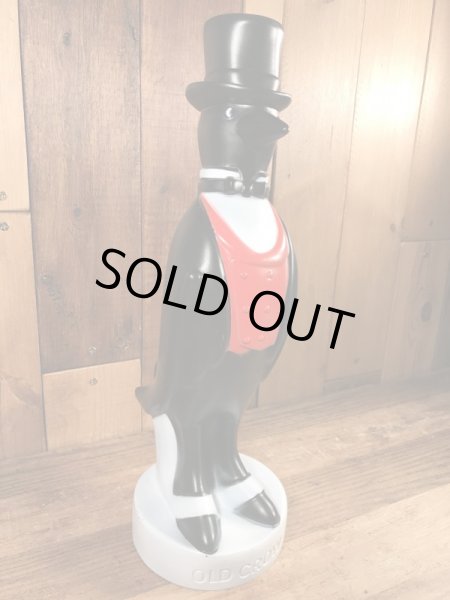 オールドクロウ　ビンテージ　ディスプレイフィギュア　アドバタイジングキャラクター　企業物　70年代