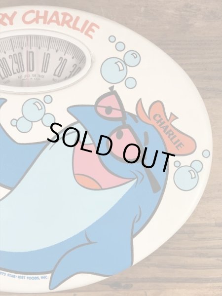 チャーリーツナ　ビンテージ　体重計　アドバタイジングキャラクター　企業物　70年代