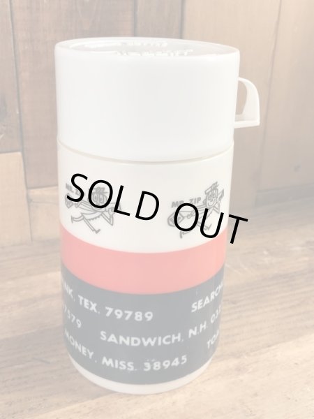 ミスタージップ　ビンテージ　サーモボトル　アドバタイジングキャラクター　企業物　60~70年代