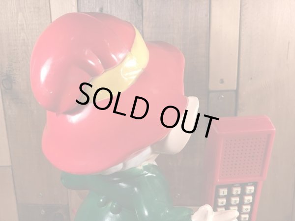 キーブラー　ビンテージ　電話機　アドバタイジングキャラクター　企業物　80年代