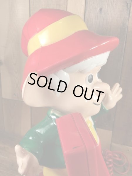 キーブラー　ビンテージ　電話機　アドバタイジングキャラクター　企業物　80年代