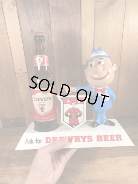 Drewry's　ヴィンテージ　ストアディスプレイフィギュア　企業キャラクター　アドバタイジング　50’s