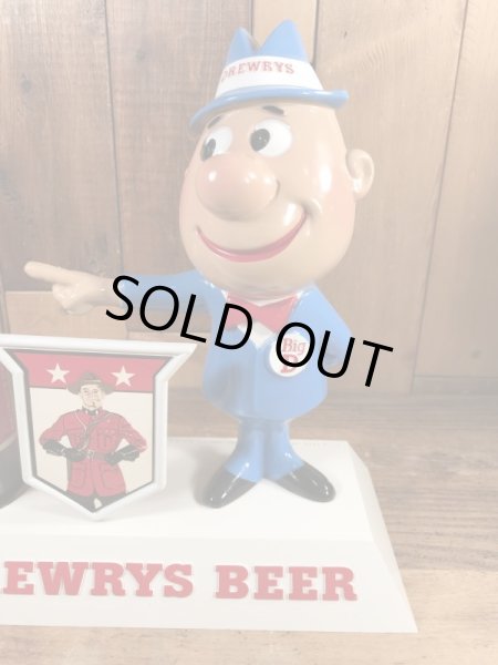 Drewry's　ヴィンテージ　ストアディスプレイフィギュア　企業キャラクター　アドバタイジング　50’s