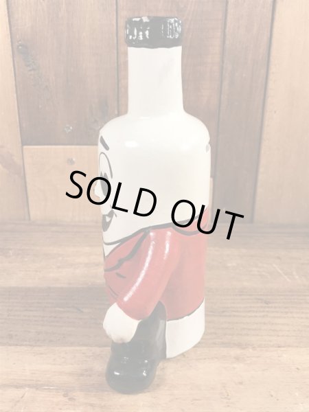 Foremost Bottle　ヴィンテージ　貯金箱フィギュア　アドバタイジングキャラクター　企業物　70’s