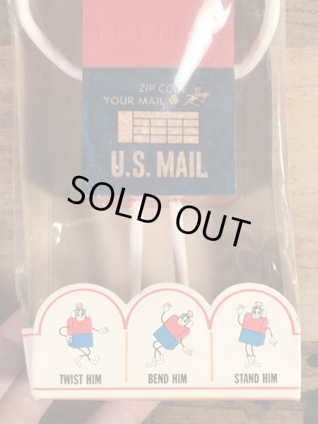 ミスターメールボックス　ビンテージ　ファニーベンド　アドバタイジングキャラクター　企業物　60年代