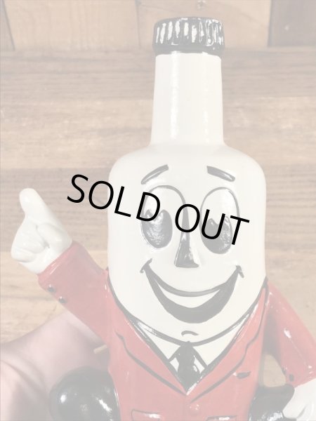 フォアモストボトル　ビンテージ　コインバンクドール　企業キャラクター　アドバタイジング　70年代