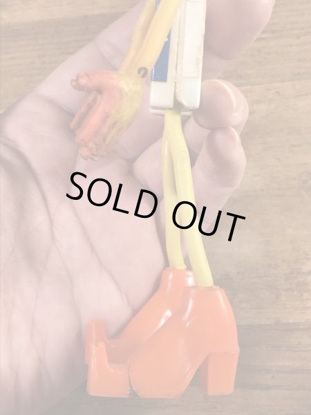 Mr. Nestle's Crunch　ヴィンテージ　Funny Bend　企業キャラクター　ベンダブルフィギュア　60’s