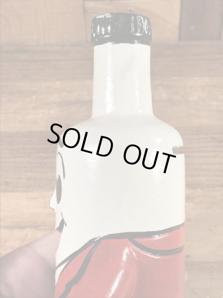 フォアモストボトル　ビンテージ　コインバンクドール　企業キャラクター　アドバタイジング　70年代