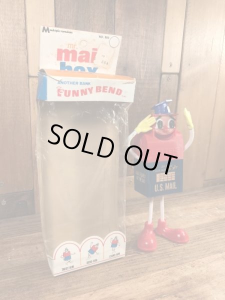 ミスターメールボックス　ビンテージ　ファニーベンド　アドバタイジングキャラクター　企業物　60年代