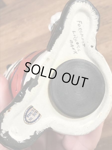 Foremost Bottle　ヴィンテージ　貯金箱フィギュア　アドバタイジングキャラクター　企業物　70’s