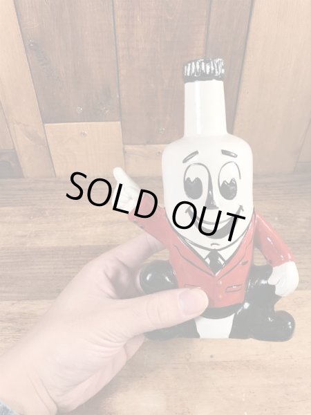 Foremost Bottle　ヴィンテージ　貯金箱フィギュア　アドバタイジングキャラクター　企業物　70’s