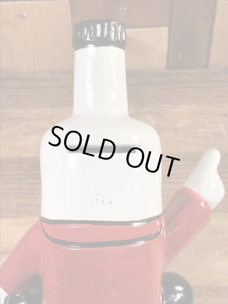 フォアモストボトル　ビンテージ　コインバンクドール　企業キャラクター　アドバタイジング　70年代