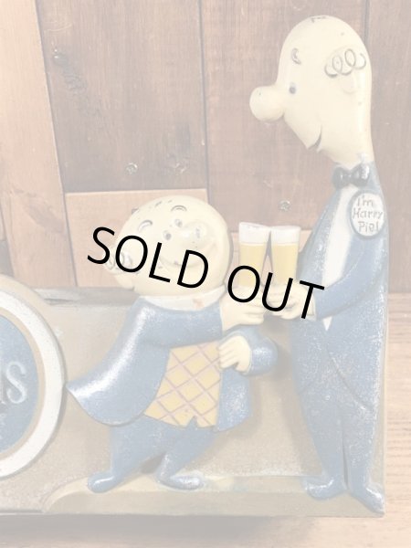 バート＆ハリー　ヴィンテージ　Piels Beer　企業キャラクター　アドバタイジング　70’s