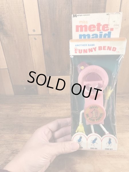Miss Meter Maid　ヴィンテージ　Funny Bend　企業キャラクター　ベンダブルフィギュア　60’s