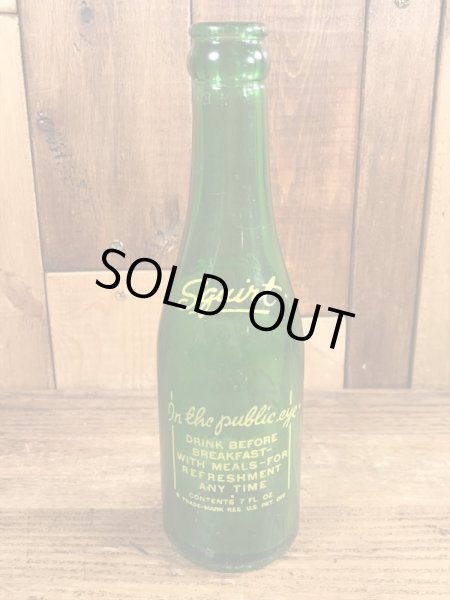 Squirt　ヴィンテージ　ガラスボトル　アドバタイジング　企業物　40’s