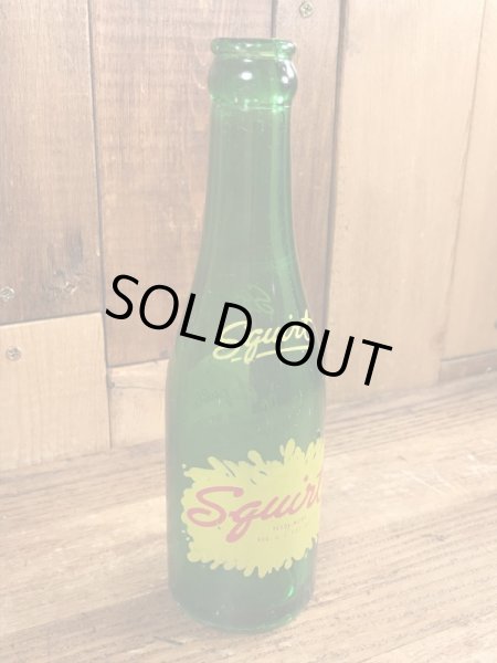 スクワート　ビンテージ　瓶　アドバタイジング　企業物　40年代