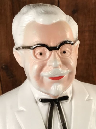 画像1: KFC Colonel Sanders Coin Bank Doll　カーネルサンダース　ビンテージ　コインバンクフィギュア　貯金箱フィギュア　70年代