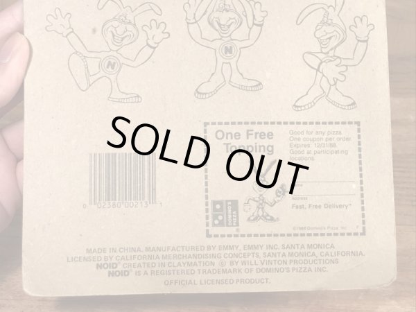 ドミノピザ　ヴィンテージ　PVCフィギュア　企業キャラクター　Noid　80's