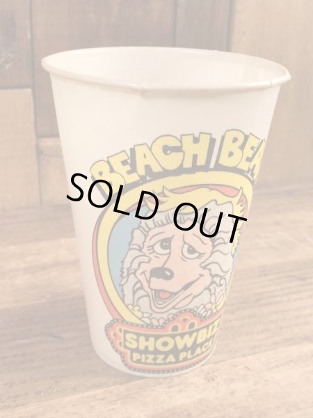 ショービズピザ　ビンテージ　ペーパーカップ　アドバタイジングキャラクター　企業物　70年代