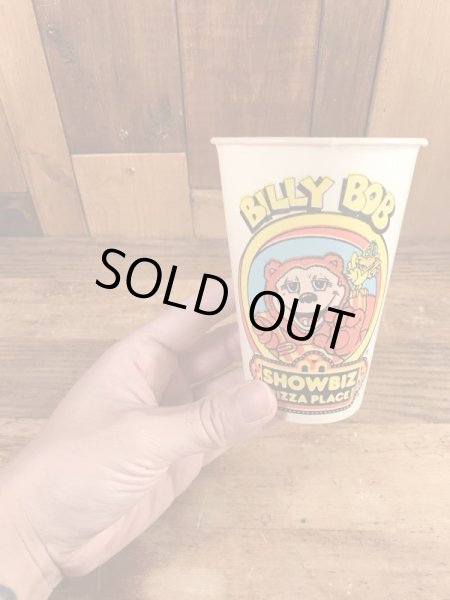 ビリーボブ　ヴィンテージ　紙コップ　企業キャラクター　ノベルティ　70’s