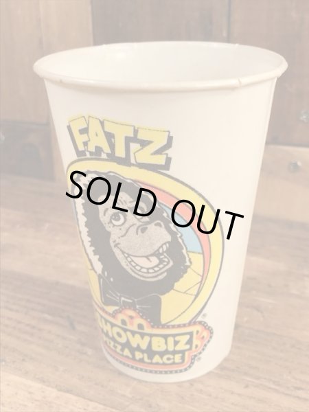 Show Biz Pizza　ヴィンテージ　紙コップ　企業キャラクター　Fatz　70’s