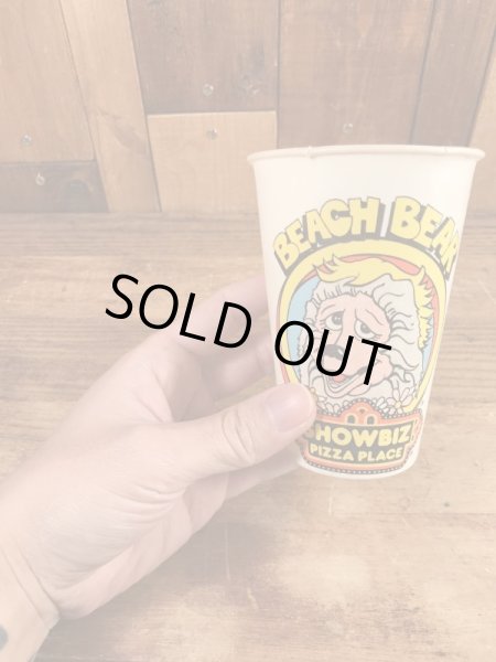 Show Biz Pizza　ヴィンテージ　紙コップ　企業キャラクター　アドバタイジング　70’s