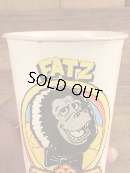 ショービズピザ　ビンテージ　ペーパーカップ　アドバタイジングキャラクター　企業物　70年代