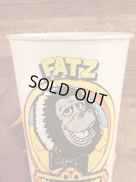 ショービズピザ　ビンテージ　ペーパーカップ　アドバタイジングキャラクター　企業物　70年代