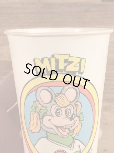 ショービズピザ　ビンテージ　紙コップ　アドバタイジングキャラクター　企業物　70年代