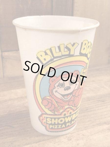 ショービズピザ　ビンテージ　ペーパーカップ　アドバタイジングキャラクター　企業物　70年代