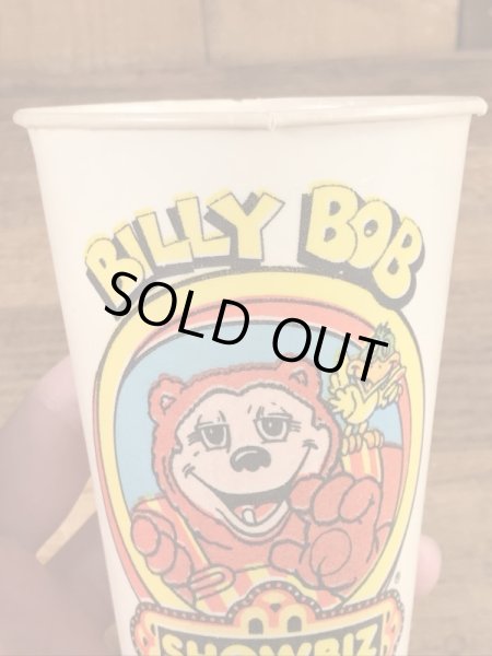 ショービズピザ　ビンテージ　ペーパーカップ　アドバタイジングキャラクター　企業物　70年代