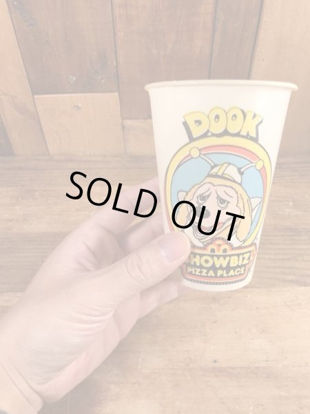 Show Biz Pizza　ヴィンテージ　ペーパーカップ　企業キャラクター　アドバタイジング　70’s