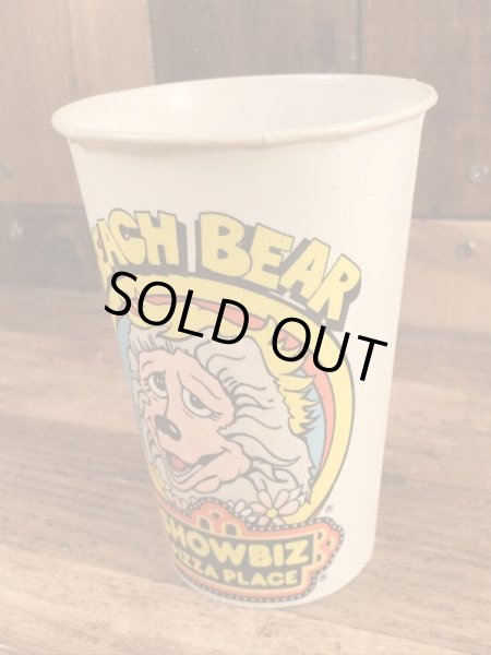 Show Biz Pizza　ヴィンテージ　紙コップ　企業キャラクター　アドバタイジング　70’s