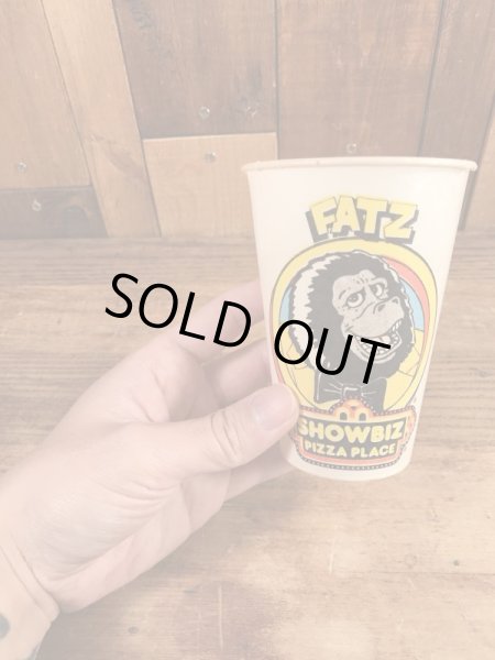 Show Biz Pizza　ヴィンテージ　紙コップ　企業キャラクター　Fatz　70’s