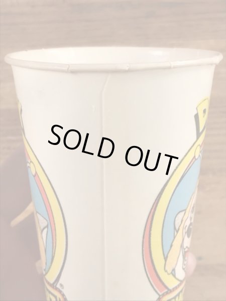 ショービズピザ　ビンテージ　紙コップ　アドバタイジングキャラクター　企業物　70年代