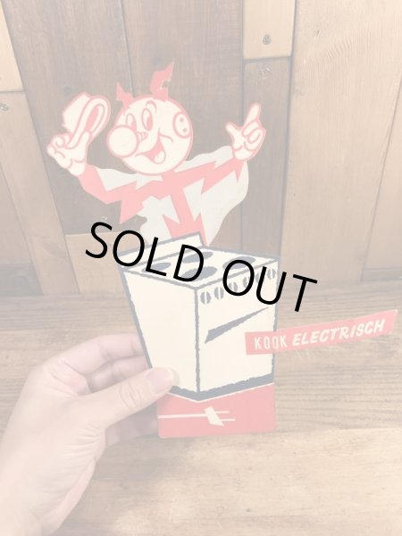 レディキロワット　ヴィンテージ　店頭用ポップ　企業キャラクター　ノベルティ　50’s